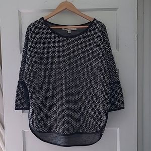 Max Studio B&W Print Shirt